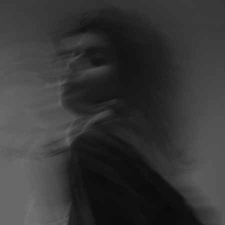 blurred picture of woman moving