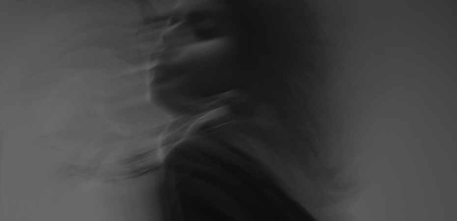 blurred picture of woman moving